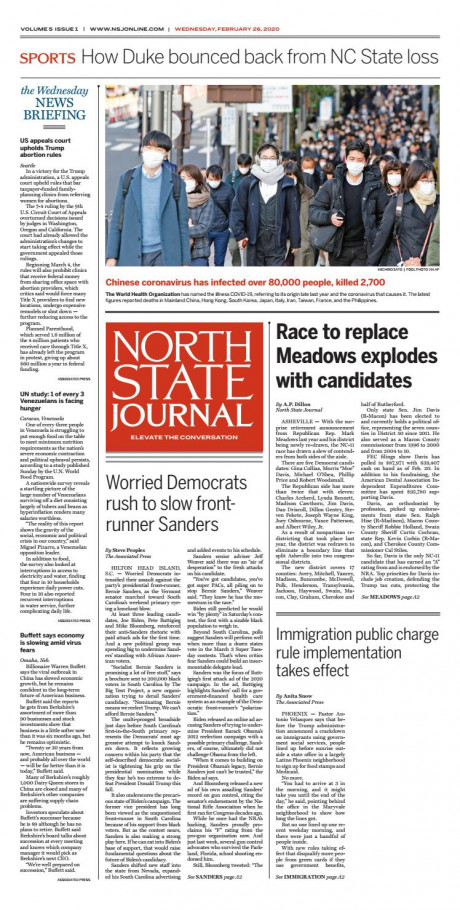 North State Journal Volume 5 Issue 1 By North Journal