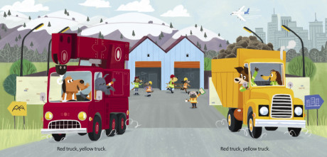 Red Truck Yellow Truck A Colorful Read Aloud For Fans Of Things That Go Peachtree Company