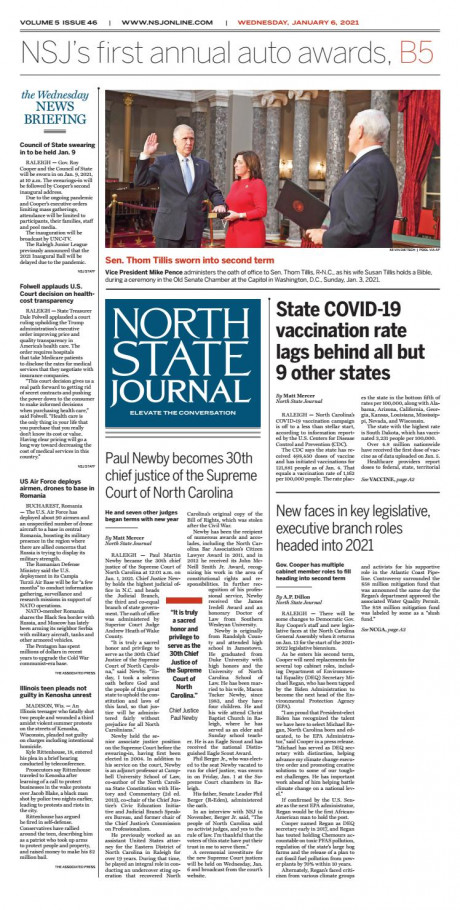 North State Journal Vol 5 Issue 46 By North Journal