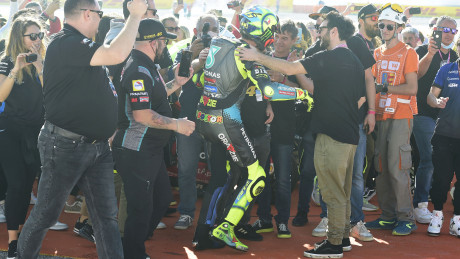 Pictures From Valentino Rossi S Final Race And Top Ten Top