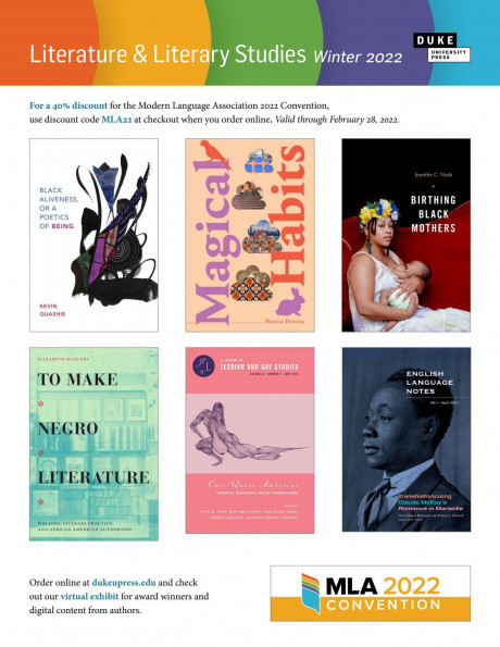 Duke University Press Literature And Literary Studies Catalog Winter 2022 By Duke Press