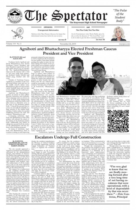 Volume 110 Issue 5 By The Spectator