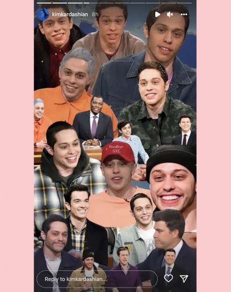 How Kim Kardashian Supported Bf Pete Davidson S Snl Send Off While Celebrating Kravis In Celebritytalker