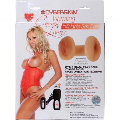 Carmen Luvana Cyberskin Inflatable Vibrating Sex Doll Sex